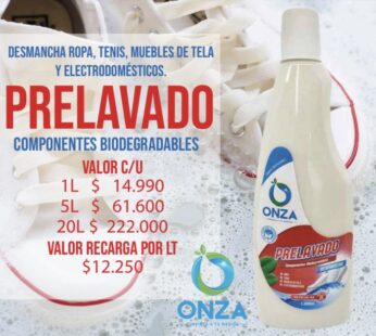 PRELAVADO QUITAMANCHAS ONZA
